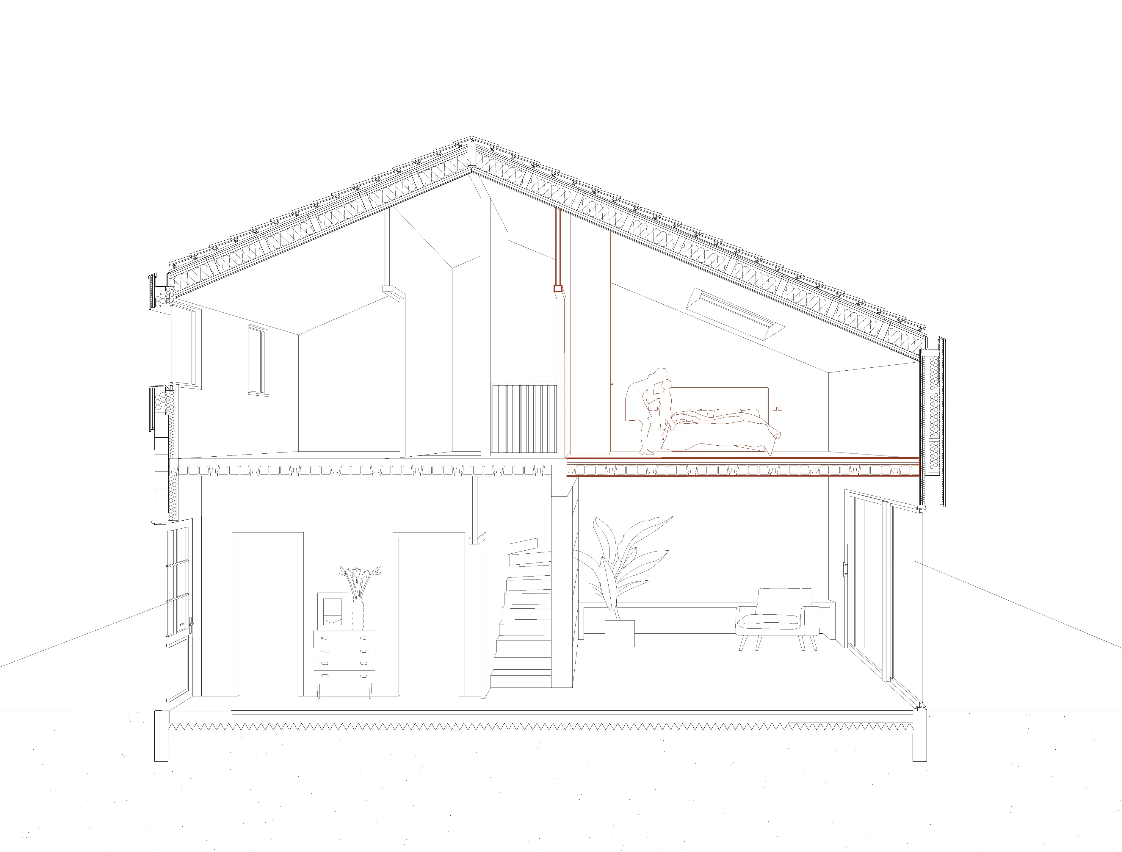coupe perspective état futur