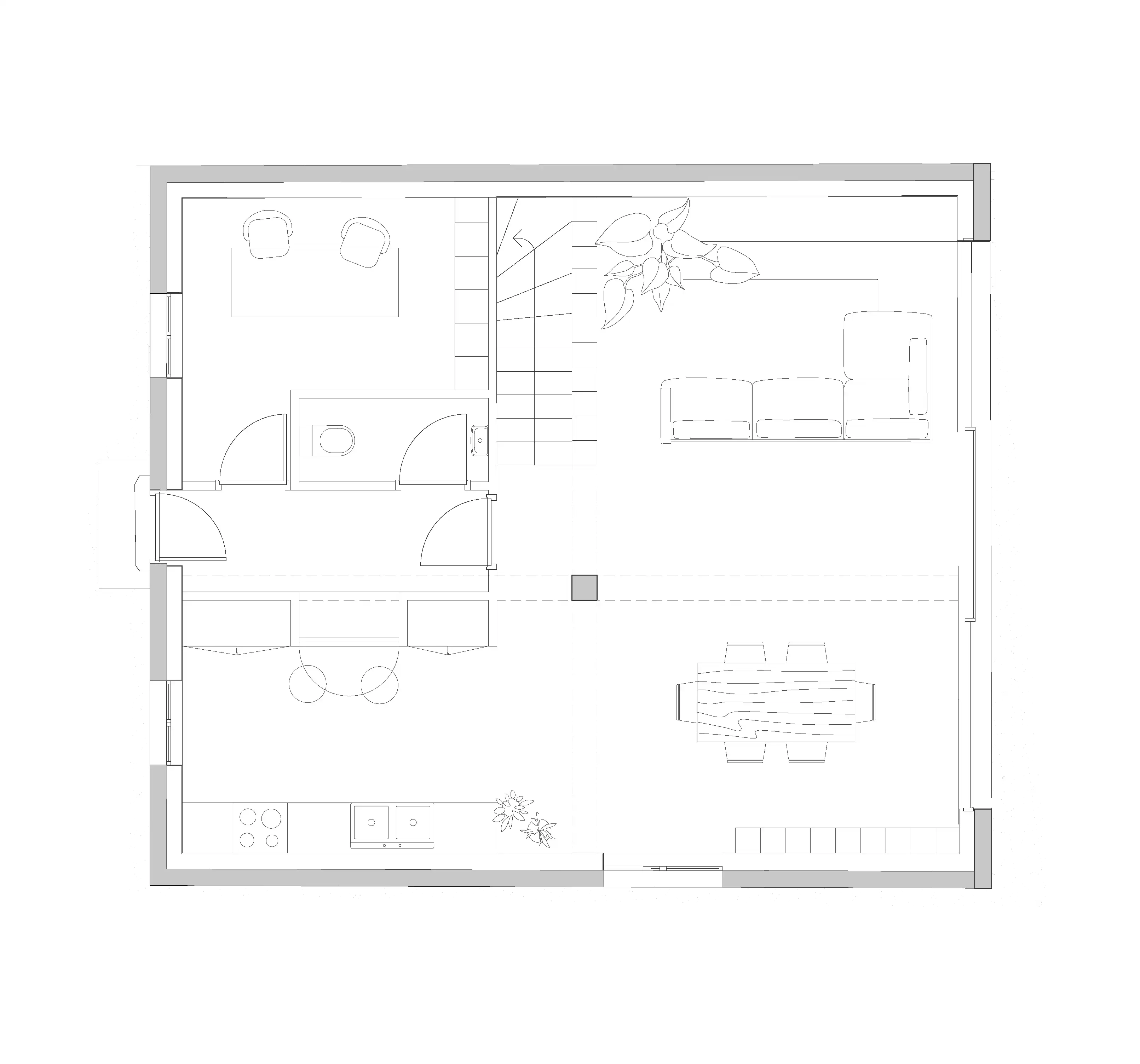 plan Rez-de-chaussée Bègles